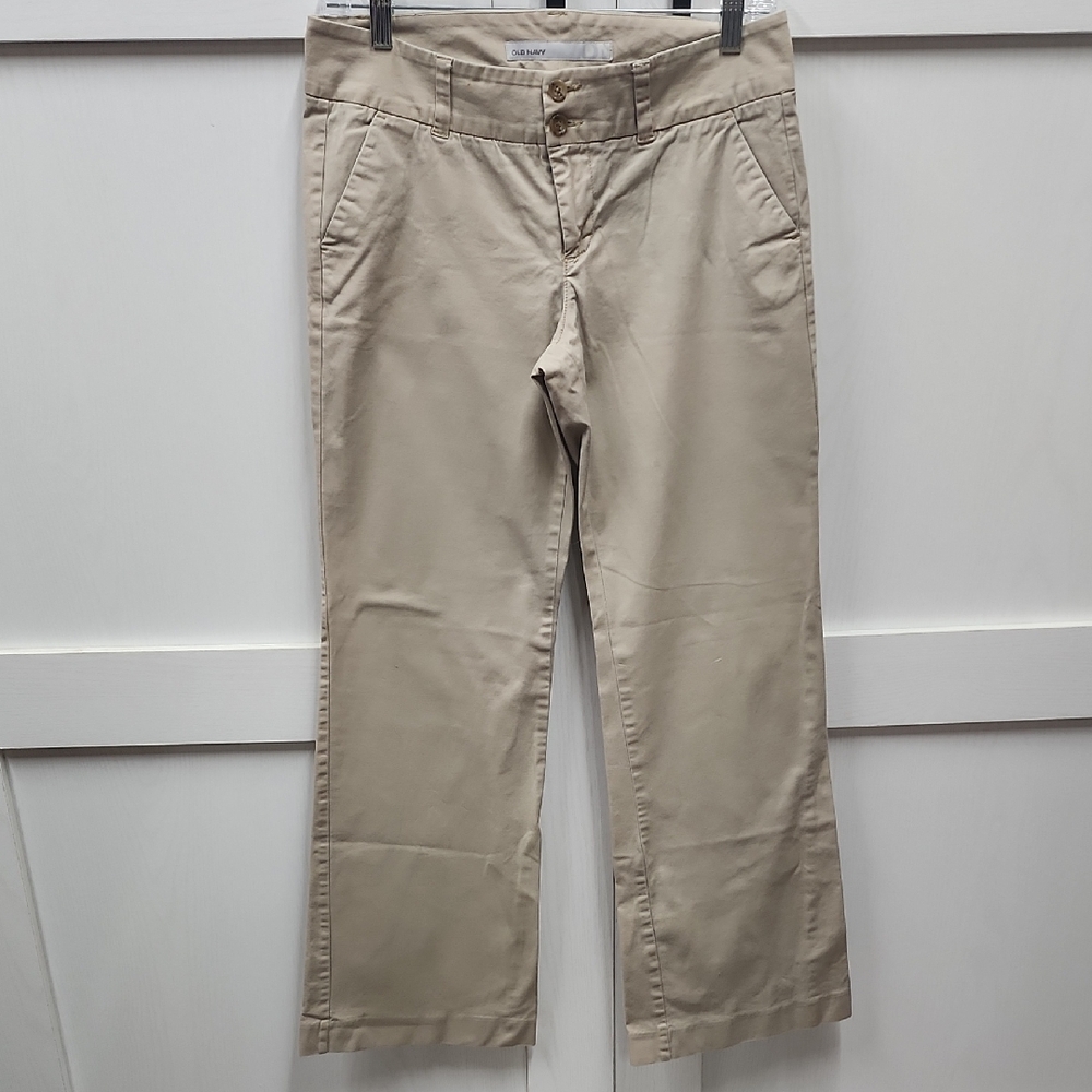 Old Navy Beige Buttoned Pants